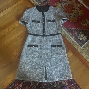 Maje sparkle tweed dress